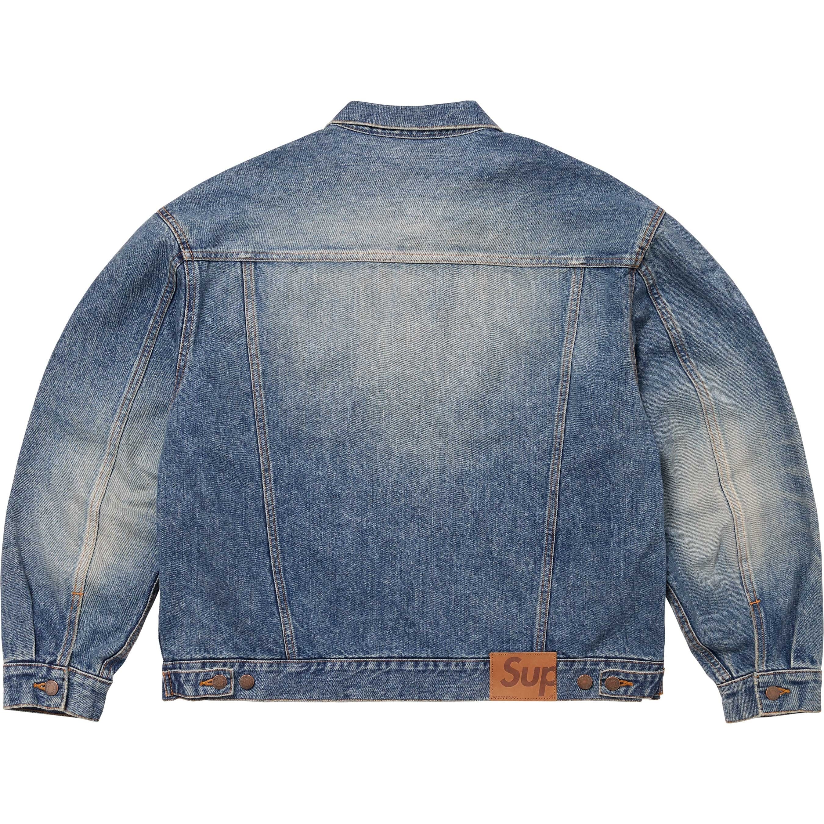 Distressed Selvedge Trucker Jacket view 9